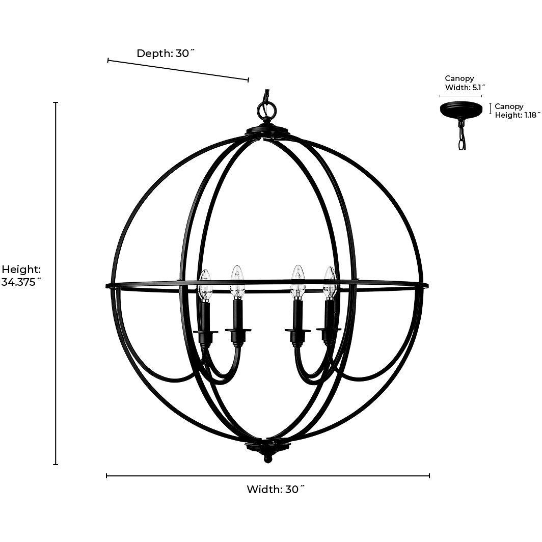 Artemis 6 Light 30 inch Polished Nickel Chandelier Ceiling Light